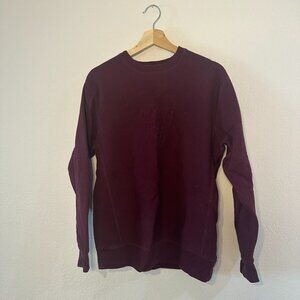 Adele Rolling in the deep crewneck sweatshirt burgundy size S